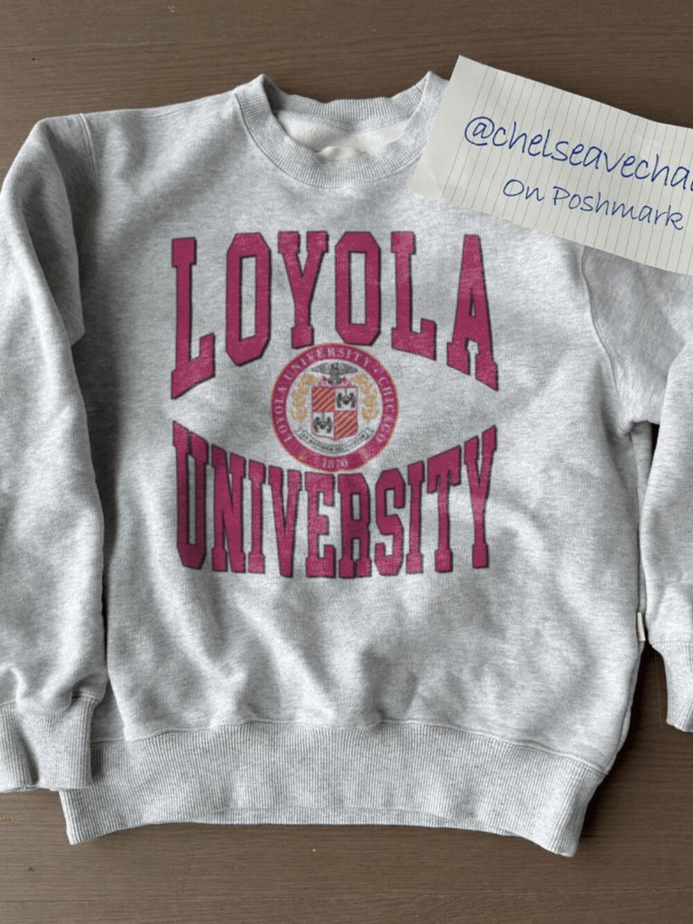 Vintage Loyola University Chicago Crewneck Sweatshirt, College University Shirt